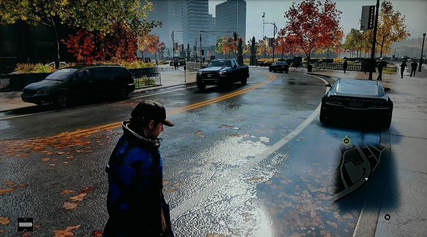 Watch Dogs wet road